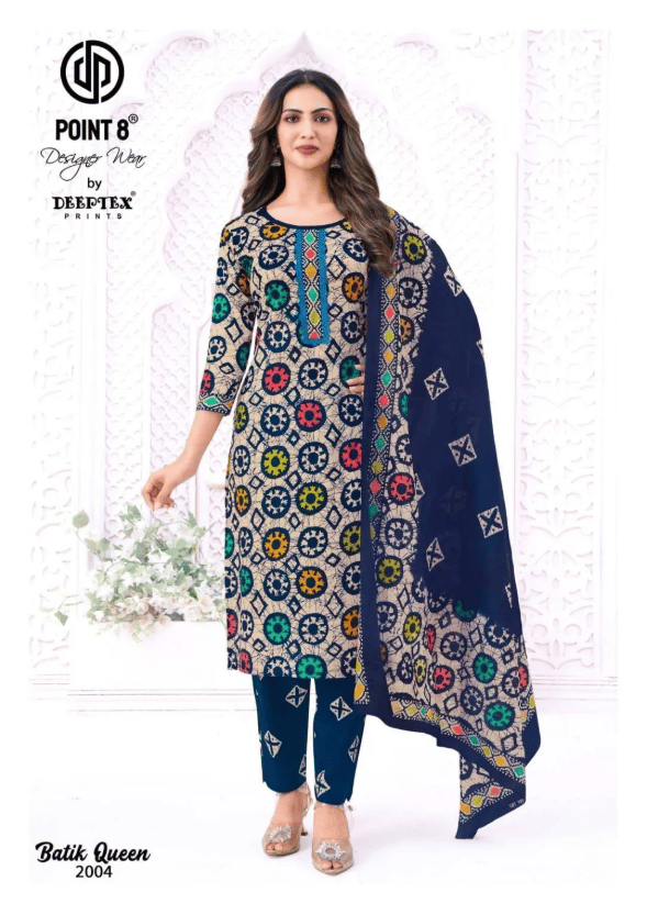 Batik Queen Vol 2 Deeptex Prints Readymade Cotton Pant Suits