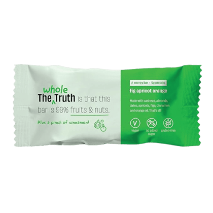 The Whole Truth Fig Apricot & Orange Energy Bar, 40 gm