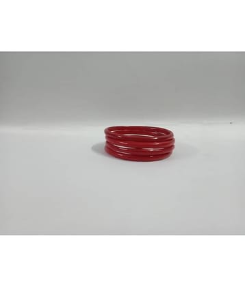 Somil Red Bangle Set ( Pack of 4 )