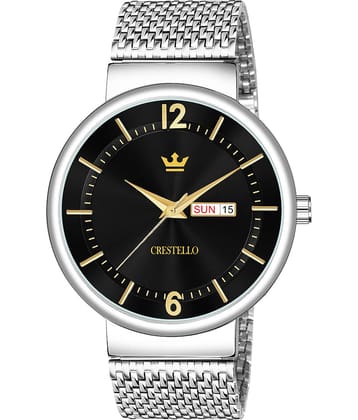 Crestello - Silver Metal Analog Men's Watch