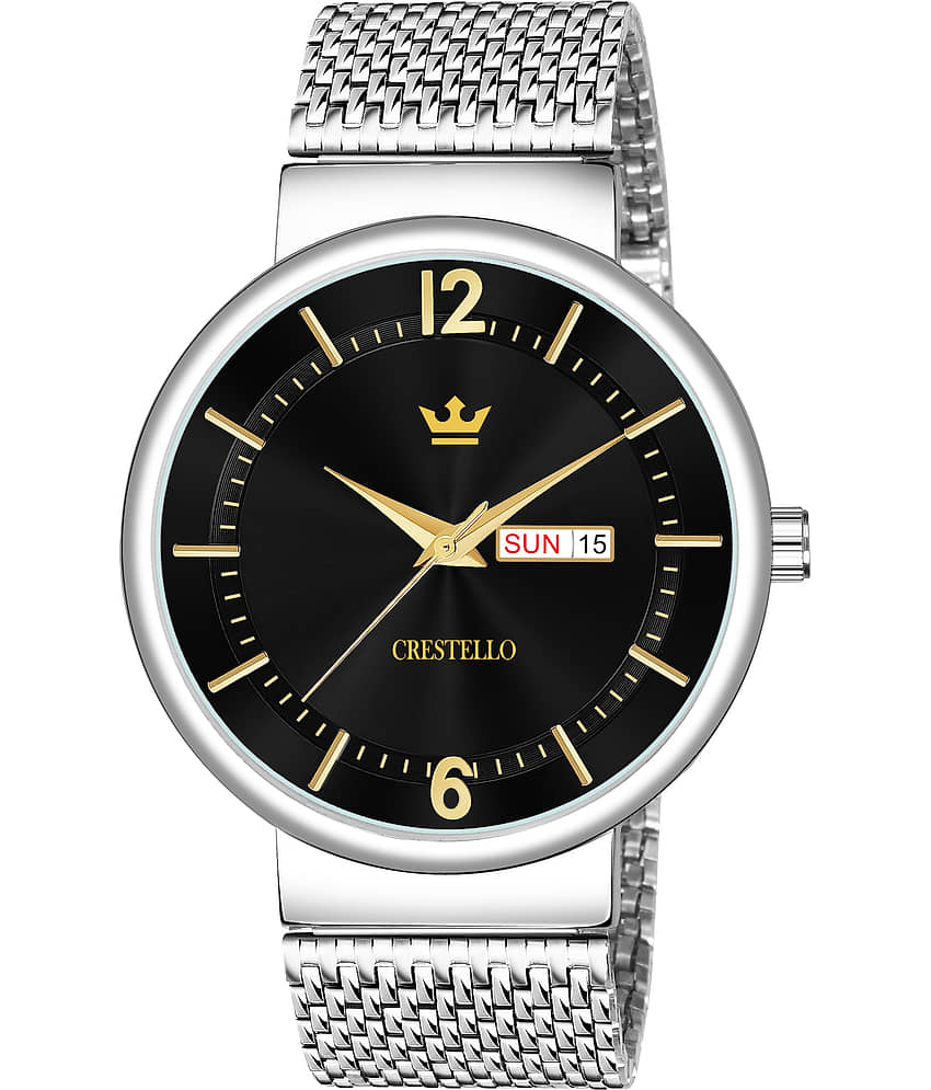 Crestello - Silver Metal Analog Men's Watch