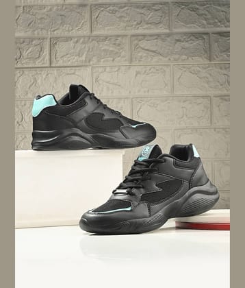 OFF LIMITS ROGER Black Men's Sports Running Shoes