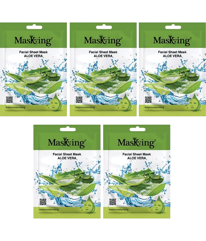 Masking - Fairness Sheet Mask for Combination Skin ( Pack of 5 )