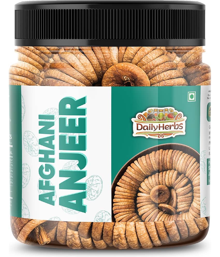 DailyHerbs Dried Anjeer Figs Jar Pack - 250gm