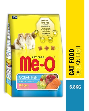 Me-O Cat Dry Food Kitten Ocean Fish 6.8kg