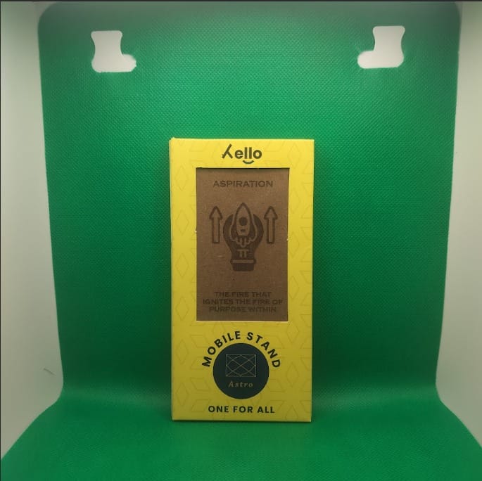 Hello Wooden Mobile Stand  Aspiration