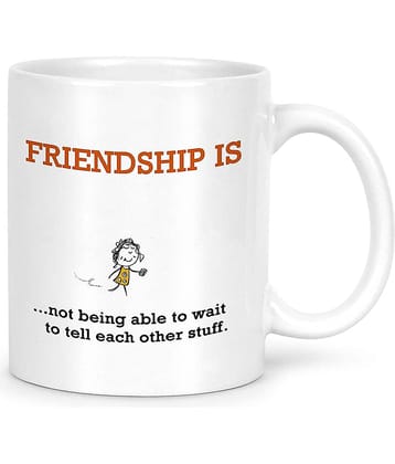 Idream Quote Printed Ceramic Coffee Mug 1 Pcs 330 mL