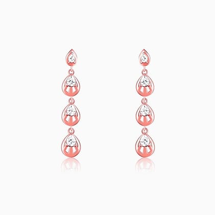 Anushka Sharma Rose Gold Paradise Love Earrings