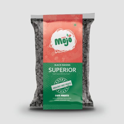 Nutsmojo Black Raisin With Seed, 250 grams
