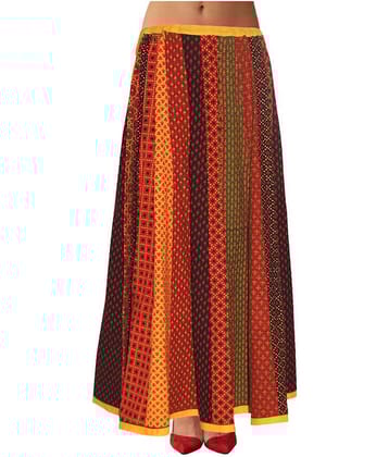 Sttoffa - Multicolor Cotton Women's A-Line Skirt ( Pack of 1 )