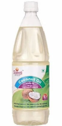 Shreeji Oils Coconut Virgin Cold Pressed Edible Oil, 1 L