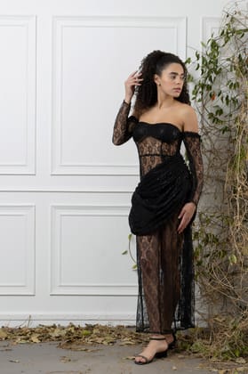 Opulent Nightfall Allure Dress-3XL