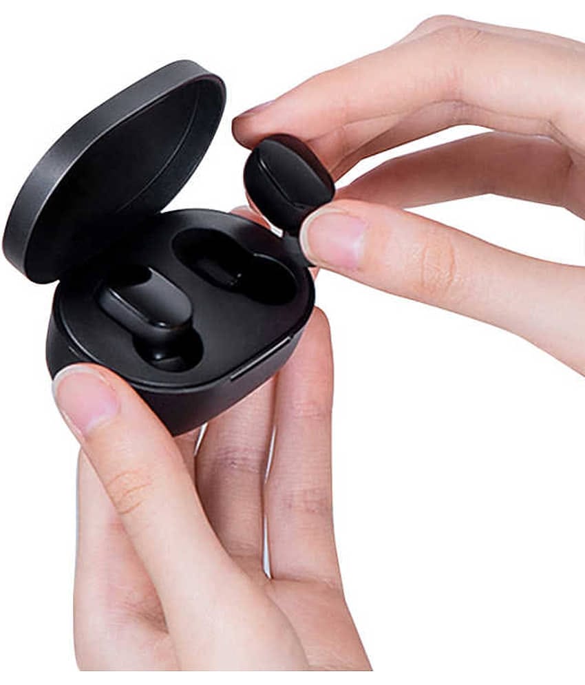 COREGENIX Airdot Bluetooth True Wireless (TWS) In Ear 20 Hours Playback Low Latency,Powerfull bass IPX4(Splash & Sweat Proof) Black