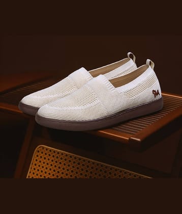 Neemans Off White Men's Slip-on Shoes