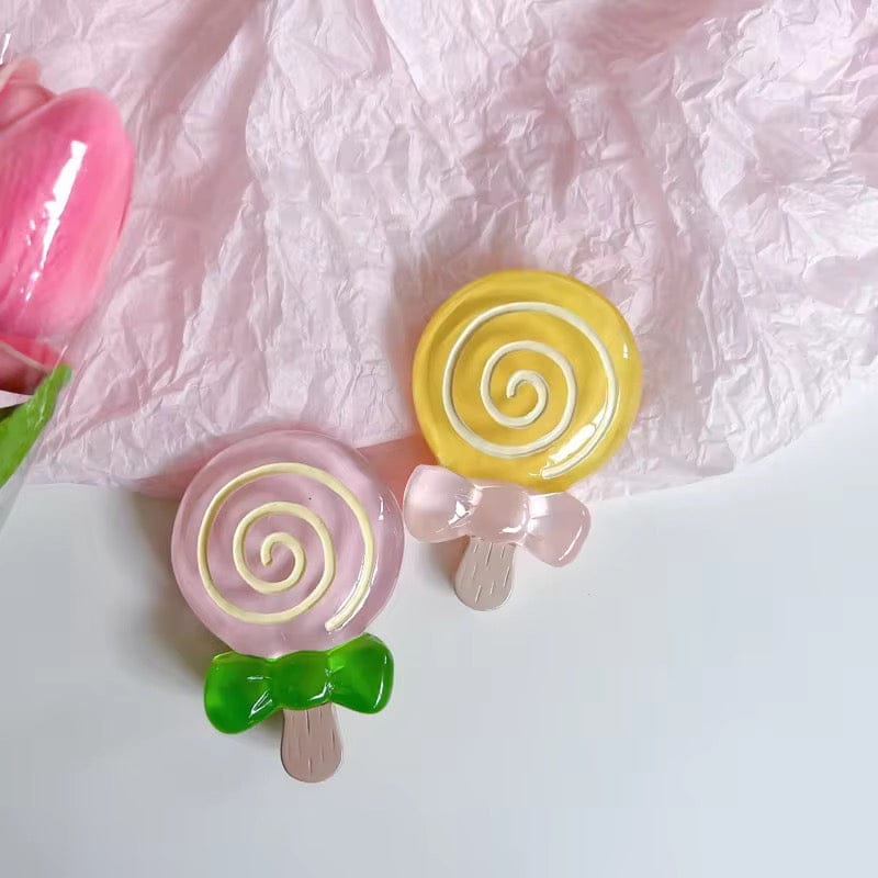 Lollipop Cute Candy Gripper Phone Holder Bracket-Light Pink