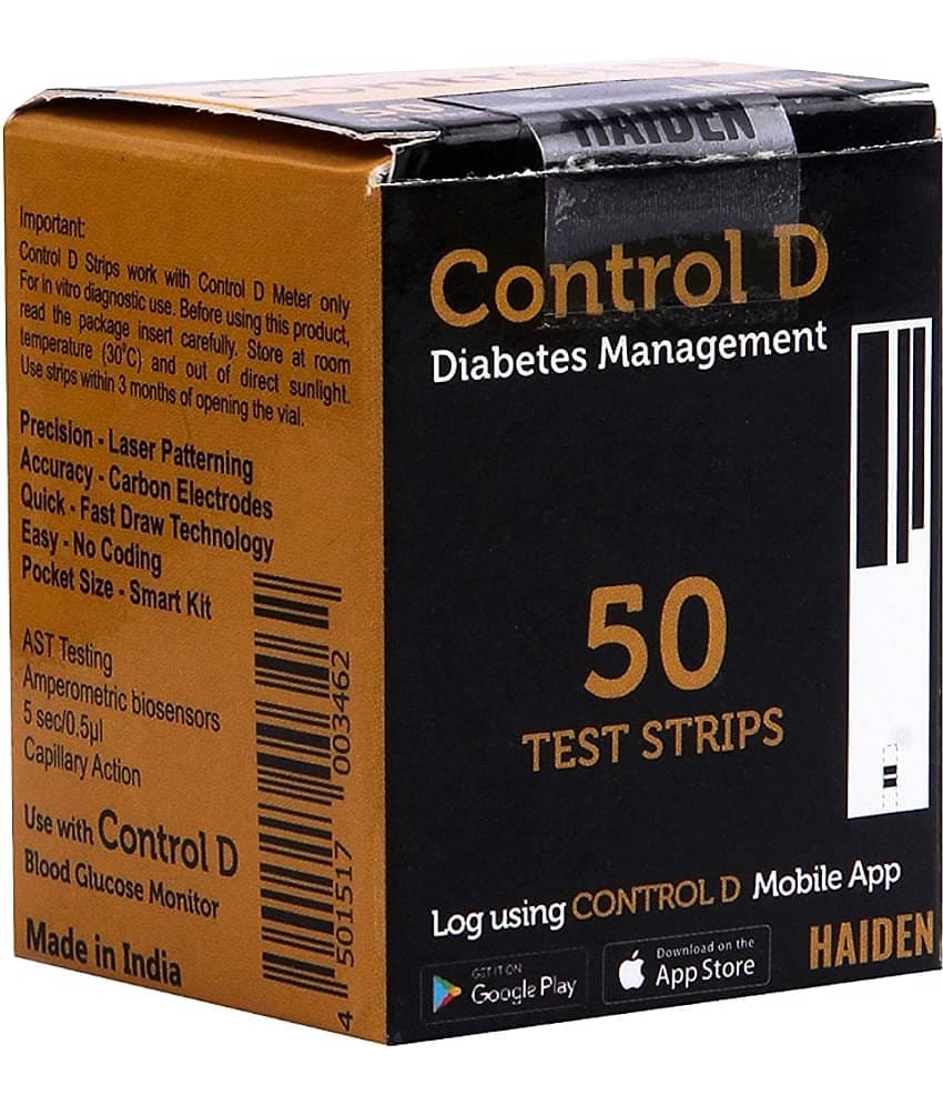 Control D Pack of 50 Test Strips