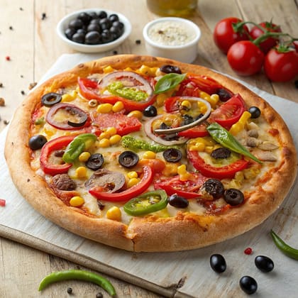 Millet Veg Loaded Pizza