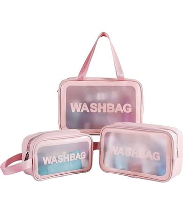 BD Pink Makeup Pouch Set