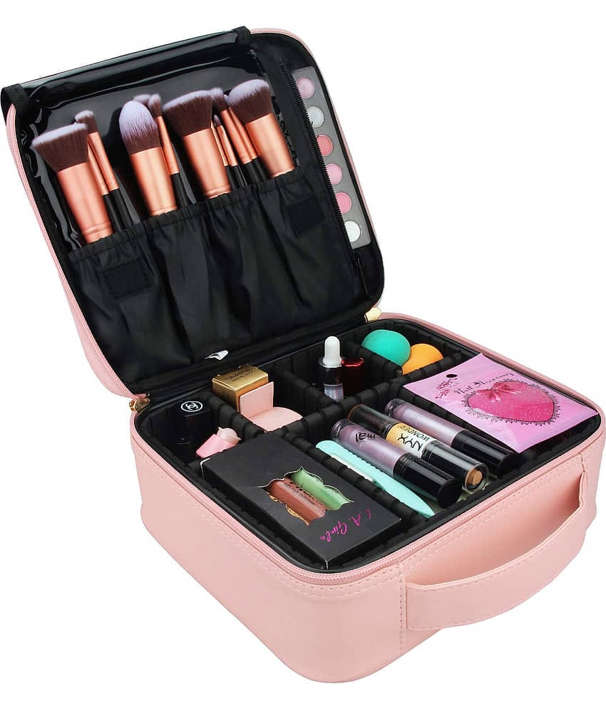 House Of Quirk Pink Vanity Kit and pouches - 1 Pc