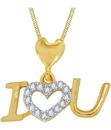 Spargz Golden Alloy Pendant