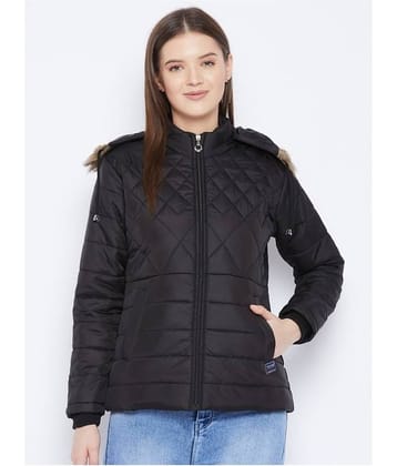 VERO AMORE Polyester Black Parka Jackets Single