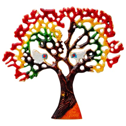 Aluminium Decorative Wall Hanging Tree – Modern Home Decor, Height : 9 Inch (ZMAS046 A)