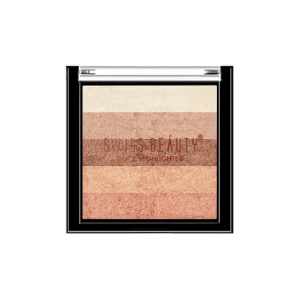 SWISS BEAUTY Brick Highlighter Palette, Face MakeUp, Multicolor-04, 7g SWISS BEAUTY Brick Highlighter Palette, Face MakeUp, Multicolor-04, 7g - Shade-04 / 1 g (Pack of 1)