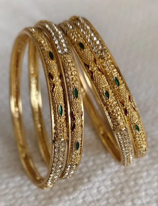 Exquisite Gold Plated Bangles