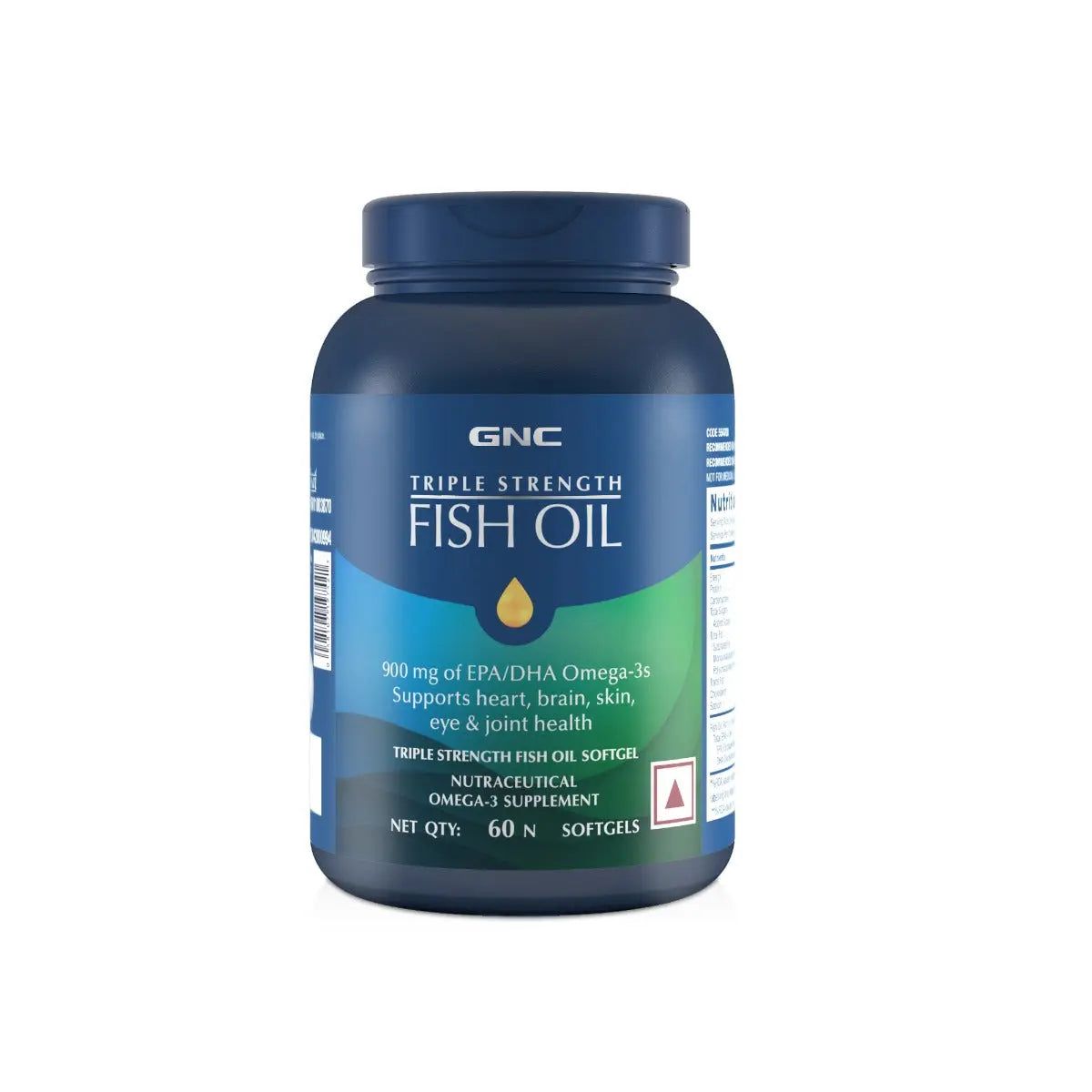 GNC Triple Strength Fish Oil-60 Softgels