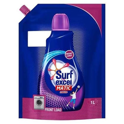 Surf Excel Matic Front Load Liquid Detergent, 1 L - Surf Excel Matic Front Load Liquid Detergent, 1 L
