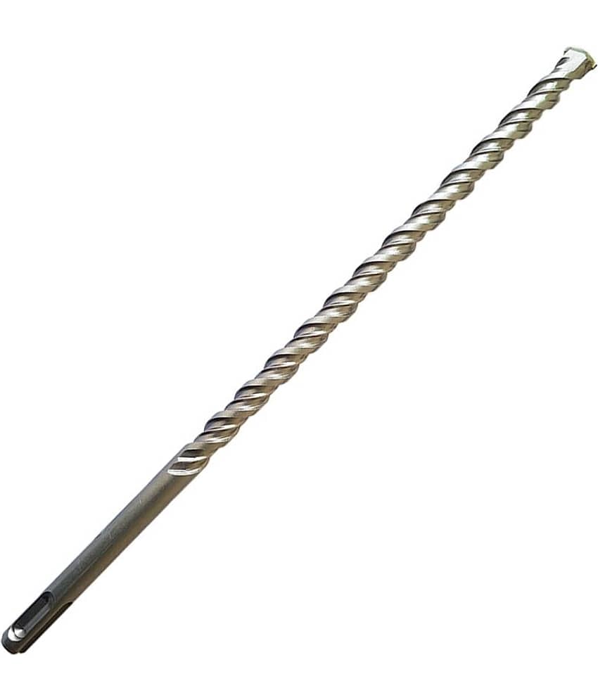 S4 Steel (16 x 310mm) Cross Tip Plus Hammer Drill Bit (Silver)