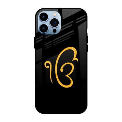 Luxury Fashion Initial Glass Case for iPhone 13 Pro