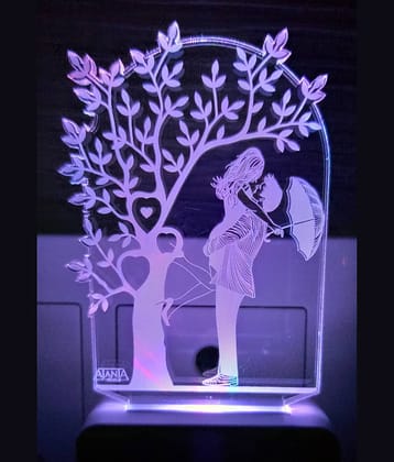 Ajanta Scale Love Couple 2108 Night Lamp - Pack of 1