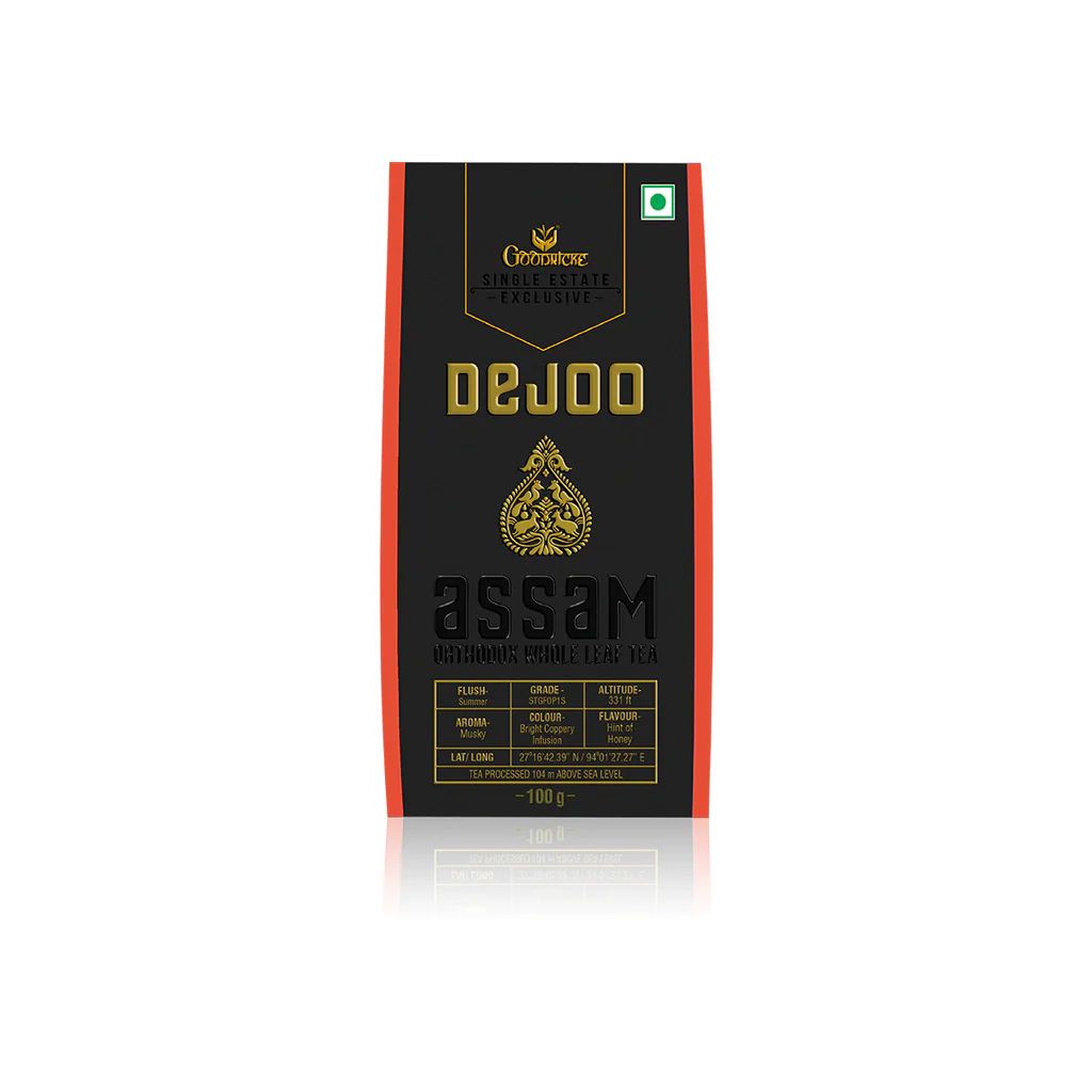 Goodricke Dejoo Single Estate Assam Orthodox Whole Leaf Tea, 100 gm