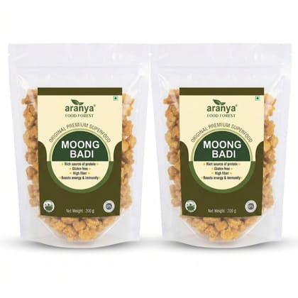 MOONG BADI PACK OF 2 - 400 gm