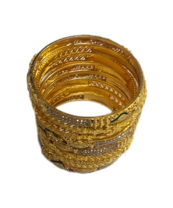 Handcrafted Gold Bangles ALLADA UMA