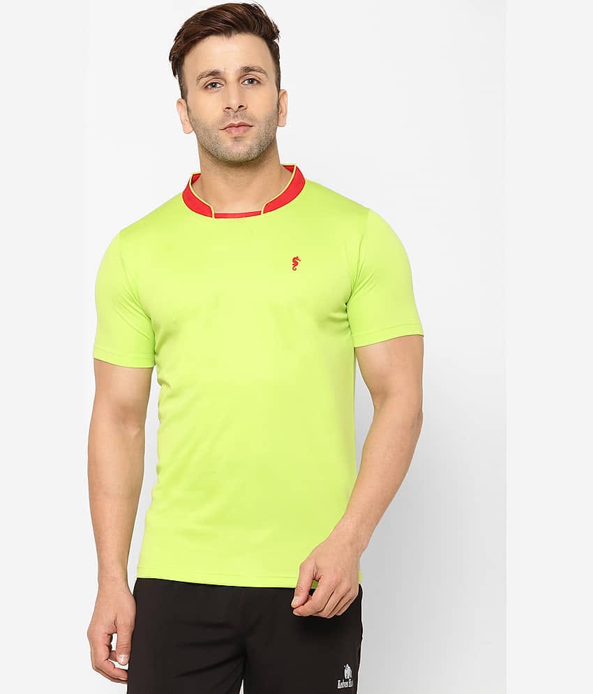 EPPE - Green Polyester Regular Fit Men's Sports Polo T-Shirt ( Pack of 1 )
