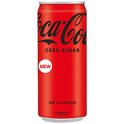Coca Cola Zero Sugar Soft Drink, 300 ml Can
