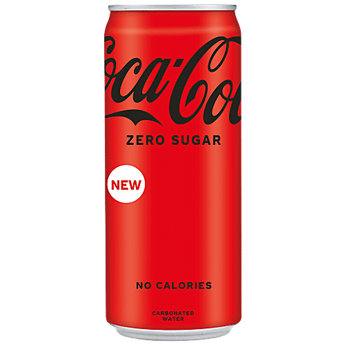 Coca Cola Zero Sugar Soft Drink, 300 ml Can