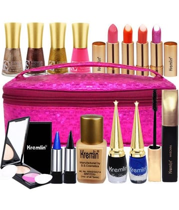 Adbeni All Time Favourite Kremlin Glamour Makeup Combo Set-A, Set of 16 Makeup Kit 500