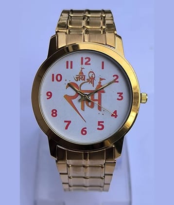 Reboot Gold Metal Analog Men's Watch