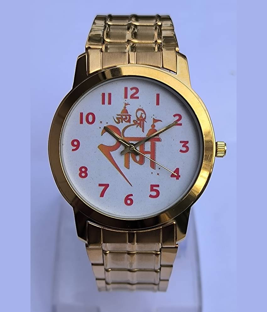 Reboot Gold Metal Analog Men's Watch