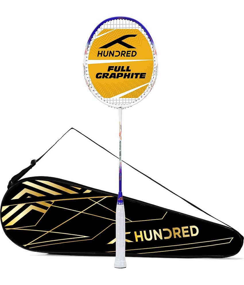 HUNDRED Multicolor Badminton Racquet ( Pack of 1 )