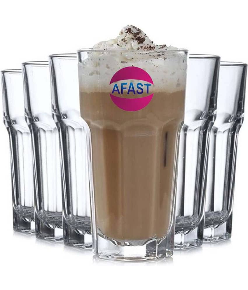 Afast Water/Juice  Glasses Set,  300 ML - (Pack Of 6)