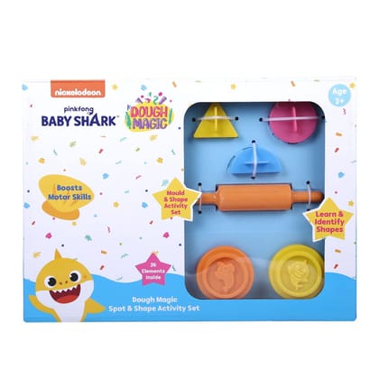 Dough Magic Baby Shark Spot and Shape Activity Set