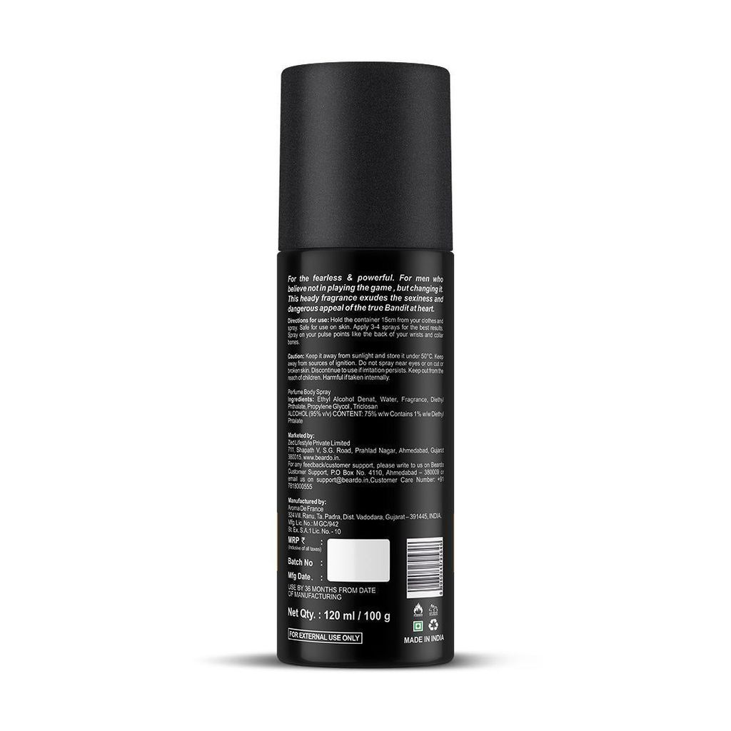 Beardo Iconic Perfume Body Spray Combo