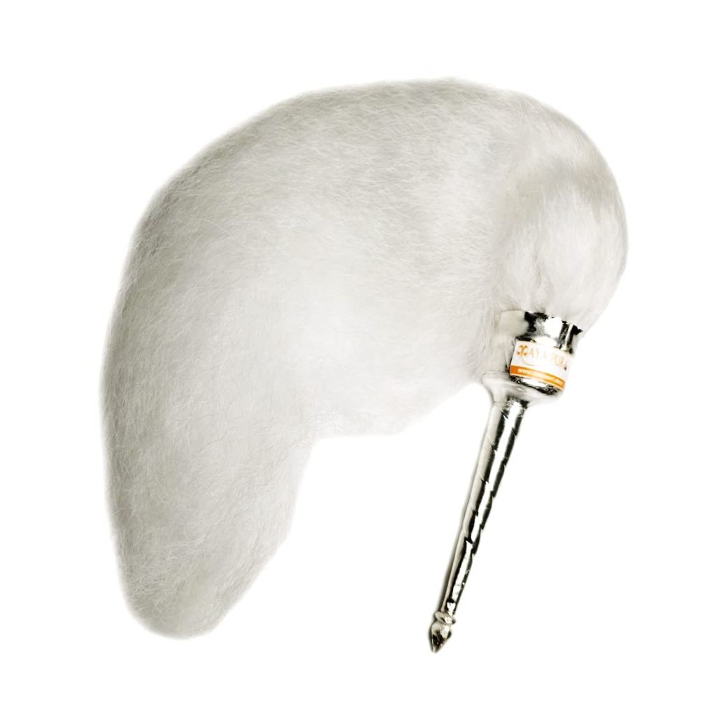 MAYAPURI Chawar/Chanwara/Chaur/Chavar Sahib in Metal Body/Sacred Fly Whisk, Long 16 inches (1 pc) - Pooja Needs | Buy online on ZillyBuy