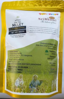 FOX TAIL MILLET  - 500 gm - 500 gm - one packet