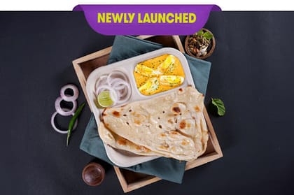 Mughlai Egg Curry With Naan Lunchbox