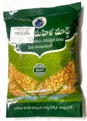 Velugu Mahila Mart Toor Dal - Premium Quality Loose Split Pigeon Peas